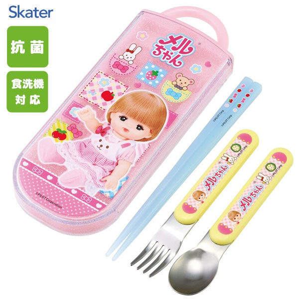 楽天市場】 メルちゃん スライド式トリオセット スプーン フォーク お