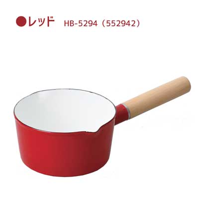楽天市場 ミルクパン 15cm ホーロー Ih対応 パール金属 クレヴィア 片手鍋 ほうろう 琺瑯 赤 白 レッド ホワイト 木柄 かわいい Y Living