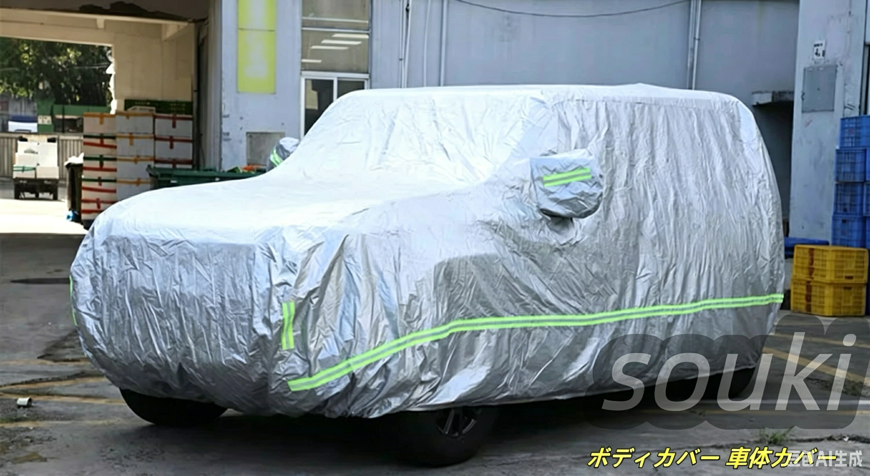 レクサス・GX550用 ボディカバー 車体カバー 防水 UV保護 ひょう防止 1個 101270