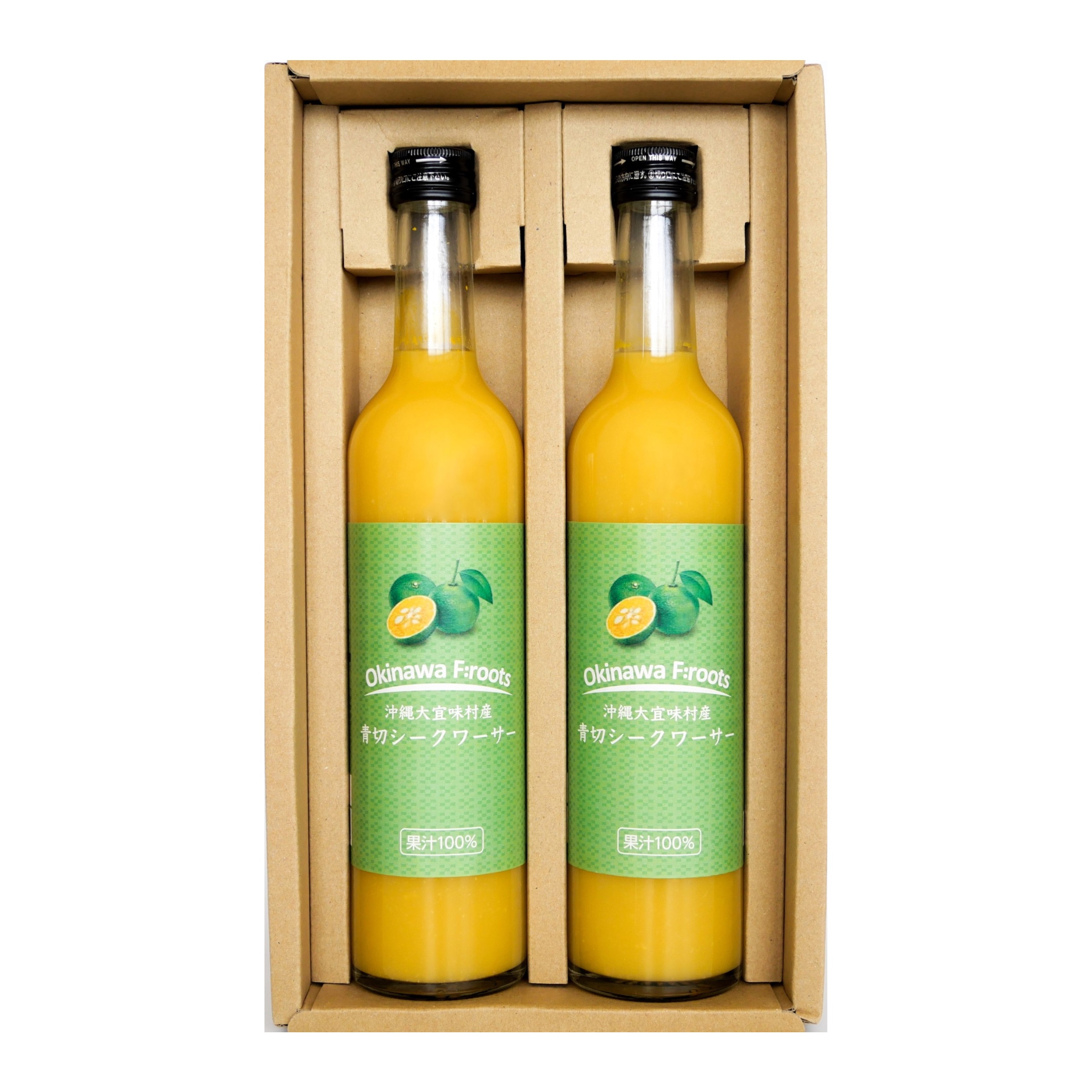 楽天市場】大宜味村産 黄金 ( くがに ) シークヮーサージュース 100