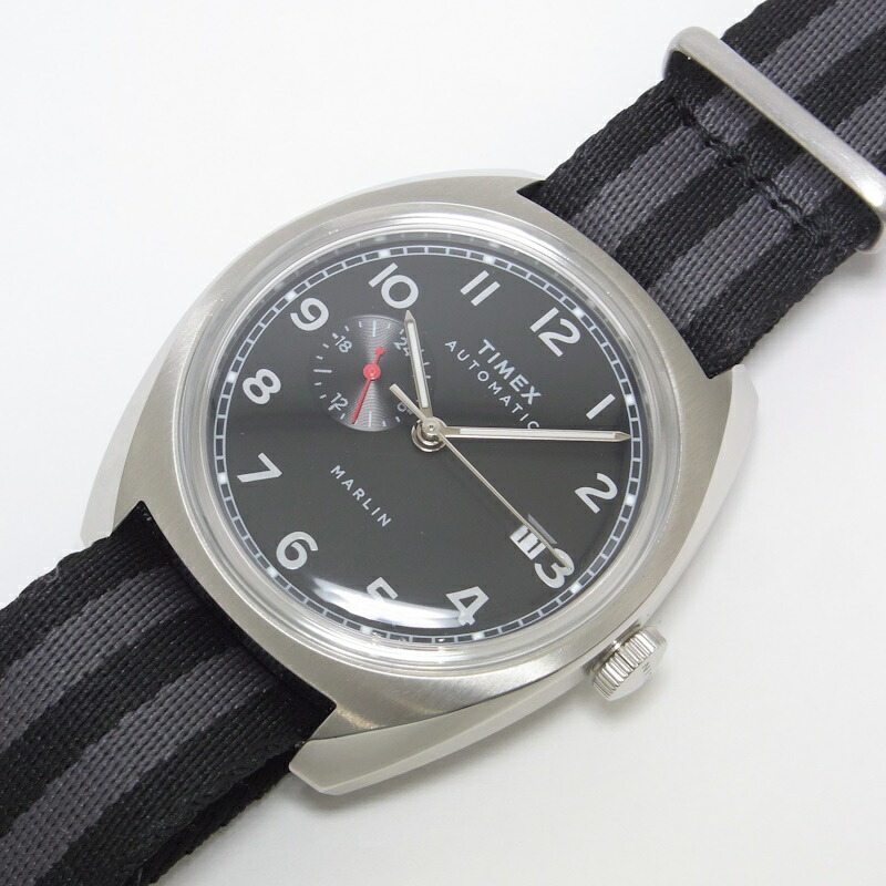 TIMEX マリーンジェット自動巻き腕時計 黒文字盤（ベルト未使用） 楽天