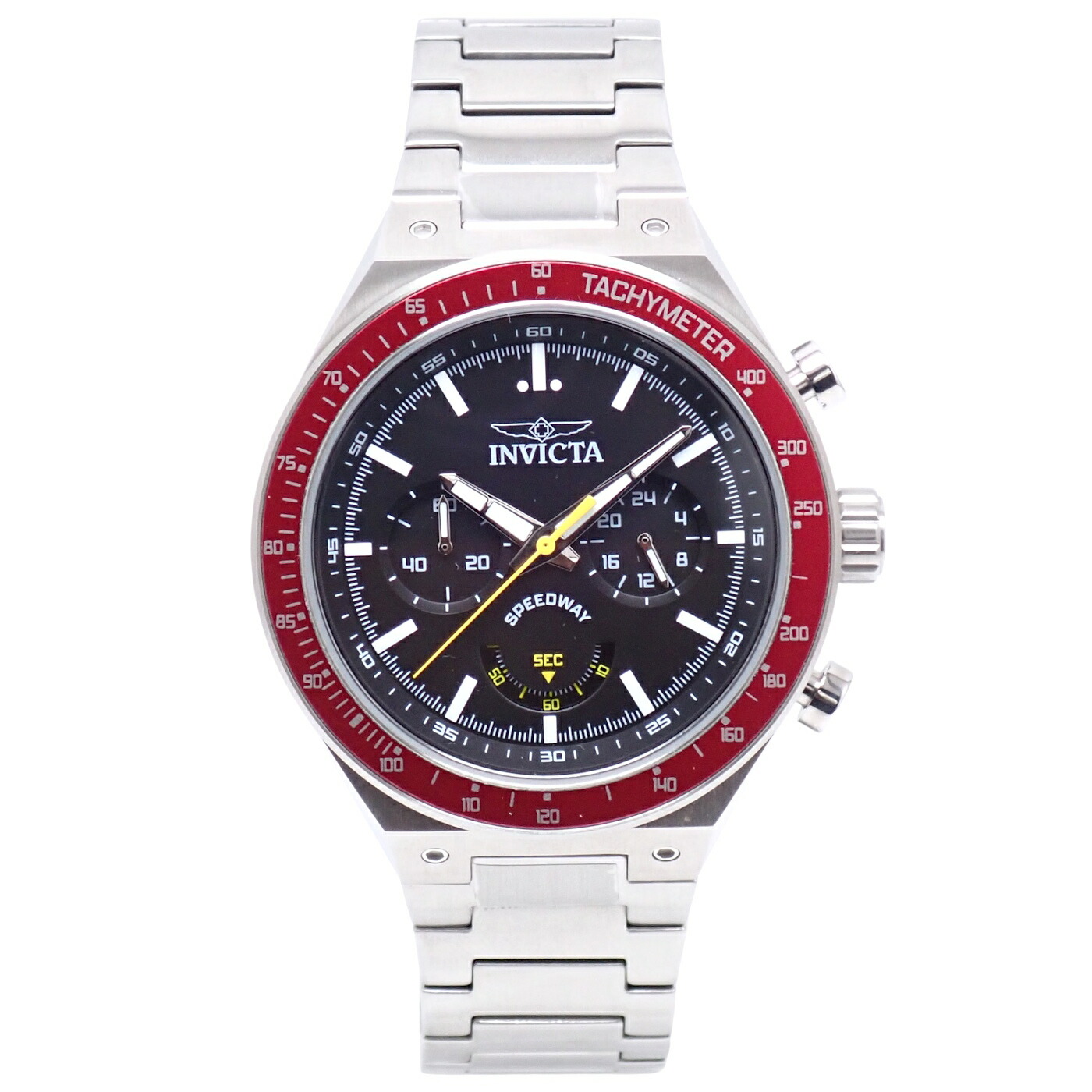 INVICTA インヴィクタ Speedway Racing クロノグラフ 49381 クオーツ ステンレス メンズ 腕時計 インビクタ 【未使用展示品】【程度S】