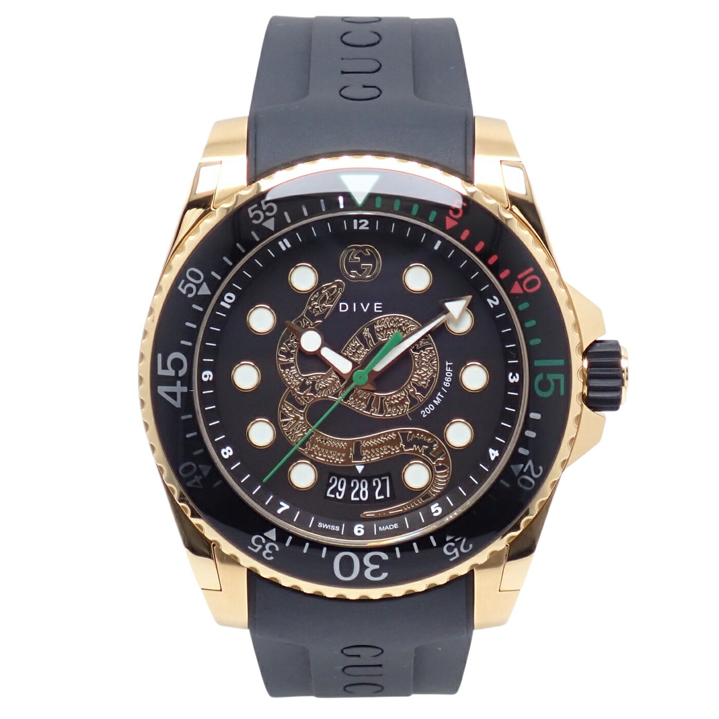 楽天市場】GUCCI（グッチ） 7600M 2000本限定 シルバー文字盤 レザー