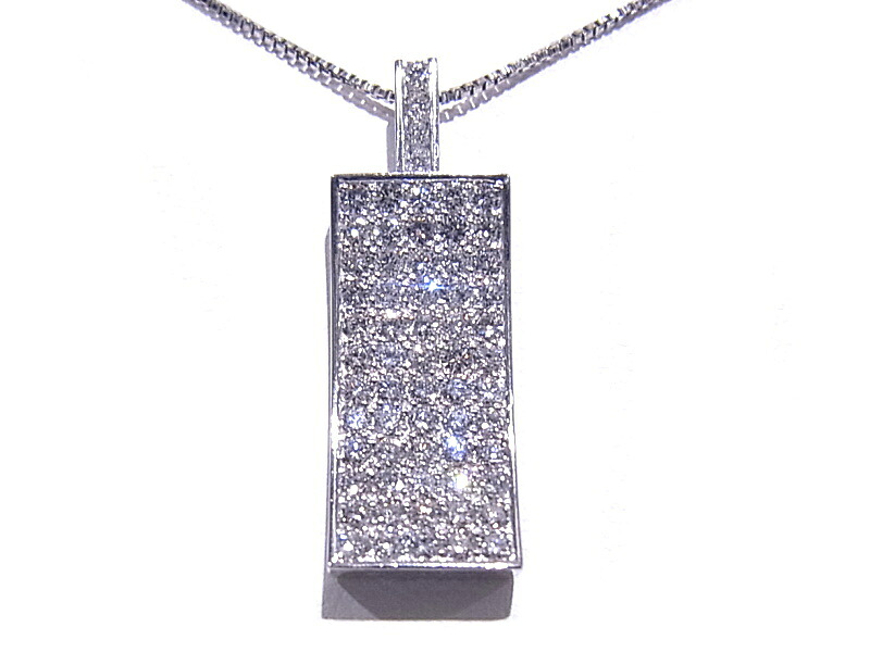 Pt850/Pt900　プラチナ　ネックレスダイヤ1.01ct【中古】【程度A】【ノーブランド】｜ヤギ質店・平塚駅前店