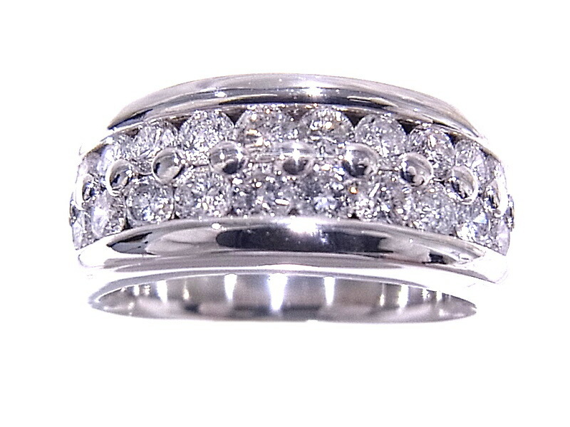 指輪 Pt900　プラチナ　ダイヤリング 合計1.00ct 【中古】【程度A】【質屋出品】 【新品仕上げ済み】【ノーブランド】