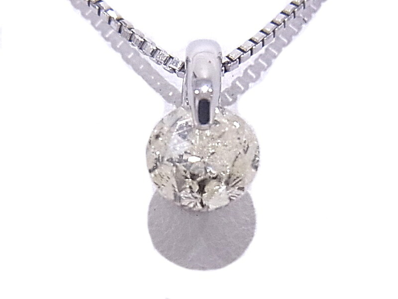 Pt850/900　プラチナ　ネックレス ダイヤ0.553ct 【中古】【程度A】【ノーブランド】 45,370円