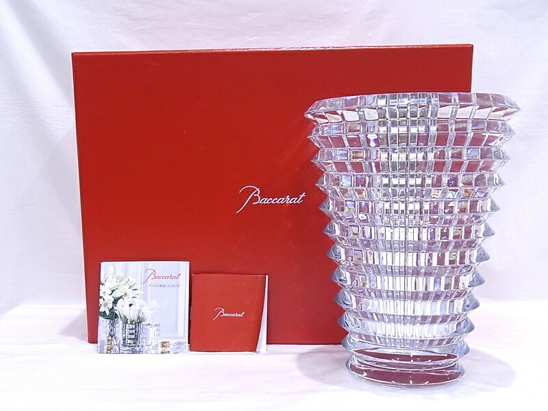 【USED美品】Baccarat バカラ　ジェネロサイト　花瓶 Baccarat (バカラ) 花瓶｜トレファクONLINE