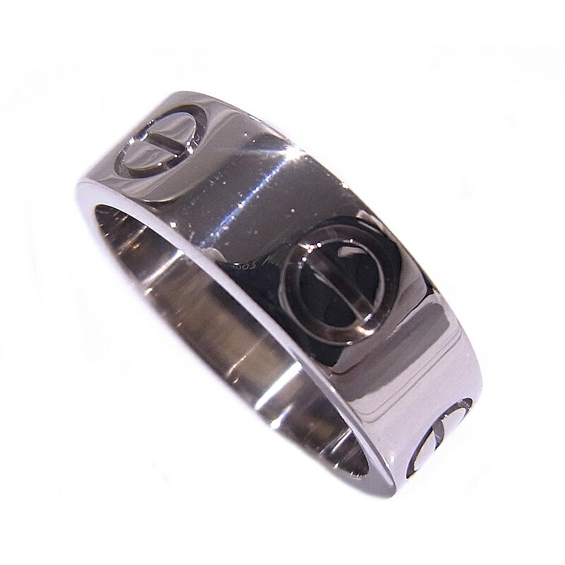 カルティエ CARTIER　ラブリング 750WG ホワイトゴールド サイズ #49　約8.5号　B4084700 【中古】【程度A+】【仕上げ済】 109,000円