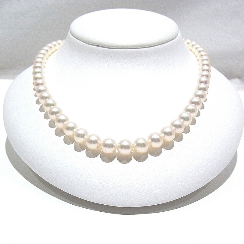 【未使用品】✨田崎真珠　TASAKI タサキ  パール　ネックレス　シルバー タサキ田崎 TASAKI パールネックレス ホワイト レディース