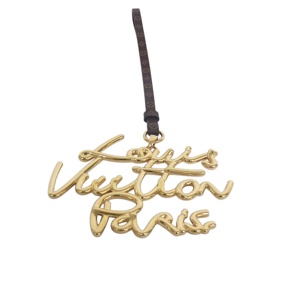 ルイヴィトン Louis Vuitton M03052 バッグチャーム・LV レターリング モノグラム キーホルダー ロゴ 【中古】【程度A】【美品】