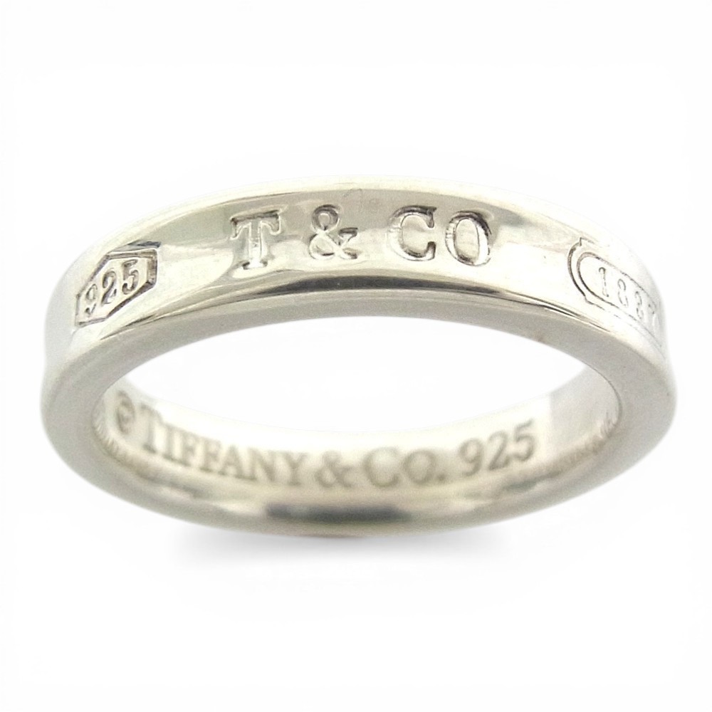ティファニー　TIFFANY SV925　シルバー ＃9　ナローリング　指輪 【中古】【程度A】【美品】