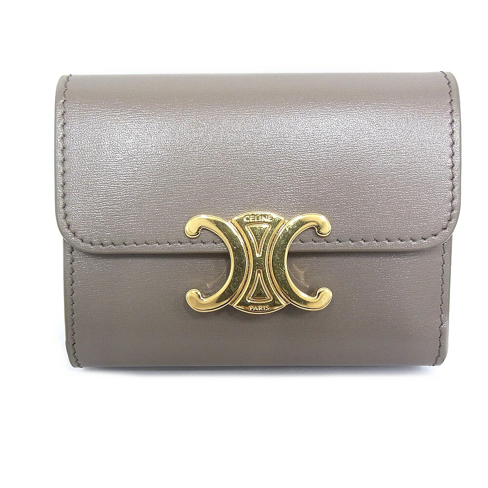 楽天市場】CELINE セリーヌ Tri Foldトリフォールド 105853 三つ折り長