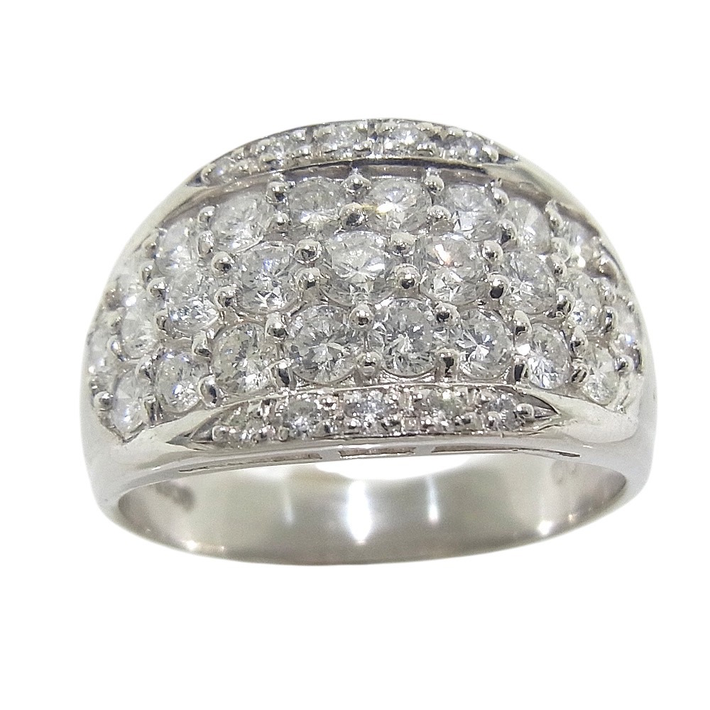 指輪　Pt900　プラチナ　ダイヤリング 合計1.00ct【中古】【程度A】【質屋出品】【新品仕上げ済み】【ノーブランド】｜ヤギ質店・平塚駅前店