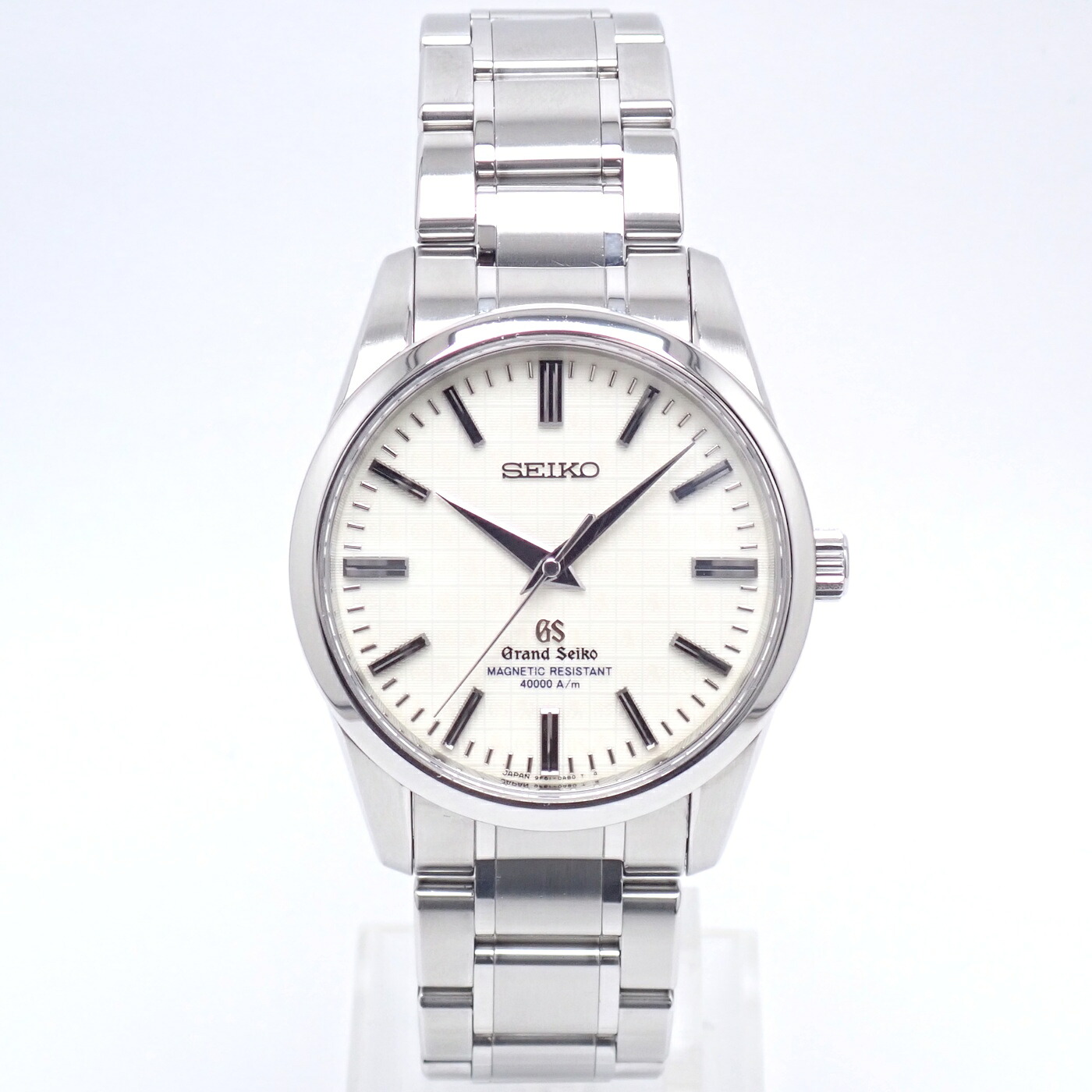 SEIKO 地べたセイコー SBGX039 GS 一元管理耐磁クオーツモデル 9F61-0AA0 御師匠さん販売店押さえる 象牙色文字記号盤 メンズ【中古】【座標軸A】【美品】