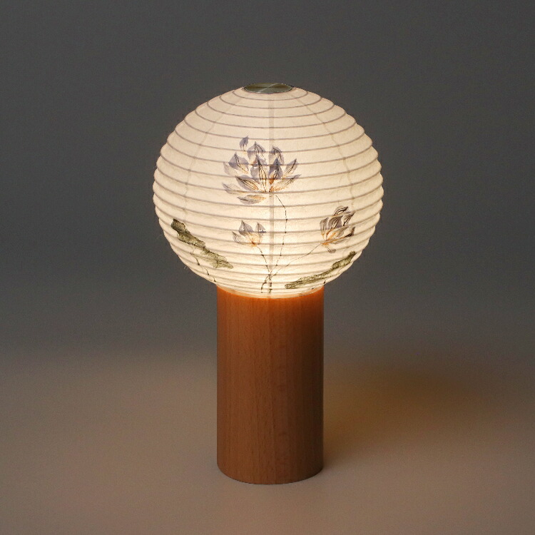盆提灯 モダン ミニサイズ コードレス ledライト 日本製 提灯 盆ちょうちん 初盆 新盆 お盆 灯篭 灯燈 灯り 照明 和風 北欧 小さい かわいい おしゃれ コンパクト お盆用品 仏具 国産 送料無料 『tocco（トッコ）ハス　盆提灯』｜現代仏壇 公式ショップ店
