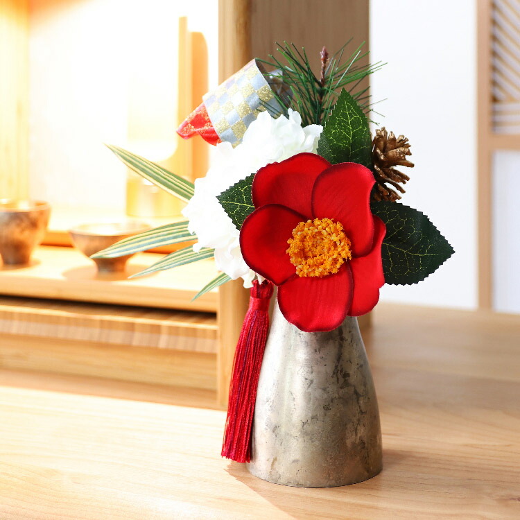 楽天市場 正月飾り 造花 供花 花 お供え花 お花 お手入れいらず お供え用花 お供え フワラー 仏花 ミニ ブッカ 造花仏花 仏壇用 現代仏具 メモリアルフラワー正月花 紅 レッド 仏壇と仏具の八木研 仏壇 家具 暮らしの八木研