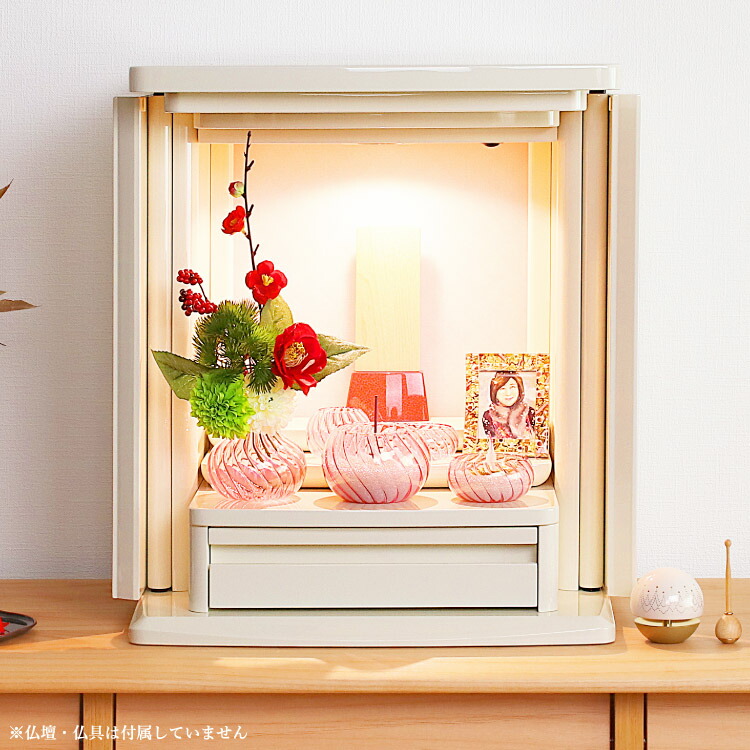 仏花 供花 造花 お手入れいらずで便利なお供え用の造花です 大きい上置き仏壇や台付仏壇におすすめのサイズ感です 華やかなお花で仏壇をお飾りできます 正月飾り 花 お供え花 お花 お手入れいらず お供え用花 仏壇用 ミニ メモリアルフラワーmini正月花 ルージュ 現代仏具