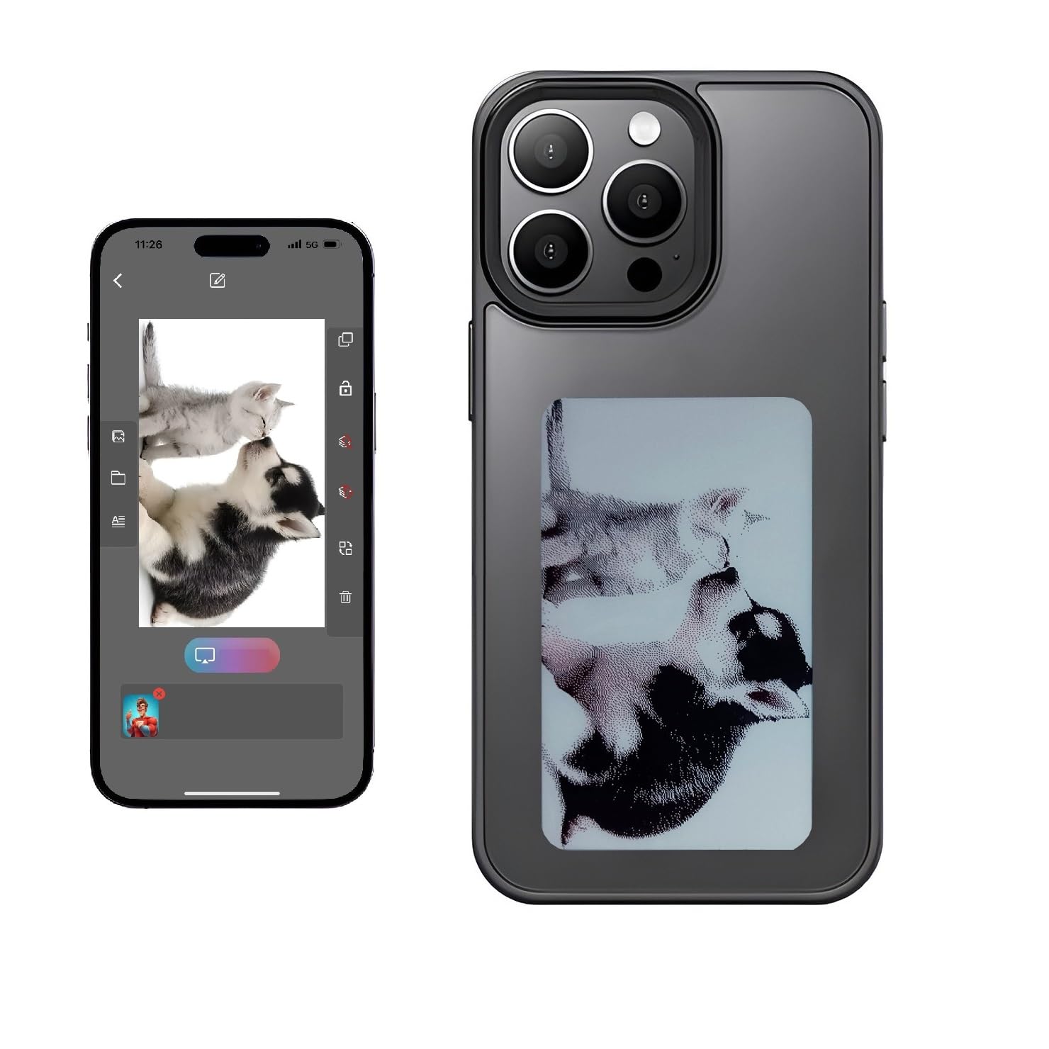 Amazon.com: E Ink Phone Case for iPhone 16 Pro Max, 16 Pro