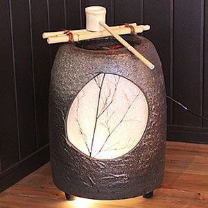 楽天市場】【ポイント10倍】送料無料 信楽焼き電動つくばい 陶器