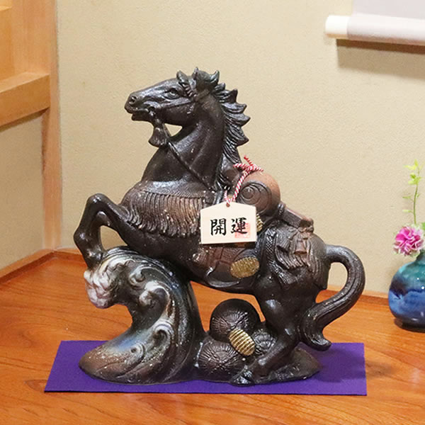 楽天市場】干支置物 信楽焼馬 干支 干支おきもの 信楽 午 しがらきやき