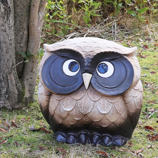 ハインツ・プレスラー フクロウの陶版　14cm 1968年 ハインツ・プレスラー フクロウの陶版 14cm 1968年