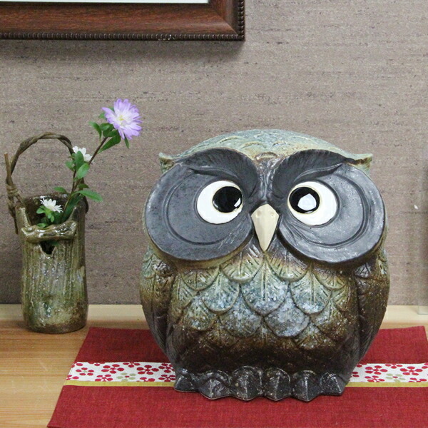 楽天市場】【10月24日20時開始ポイント10倍】ふくろう 信楽焼