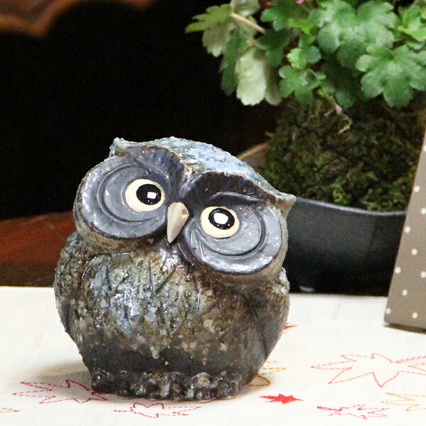 楽天市場】【38時間限定20%OFFクーポン配布中】ふくろう 5号首かしげ