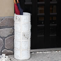 楽天市場】【38時間限定20%OFFクーポン配布中】信楽焼 白窯変壷型傘