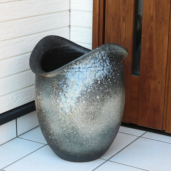 楽天市場】【ポイント10倍】傘立て 陶器傘立て 信楽焼かさたて 和風傘