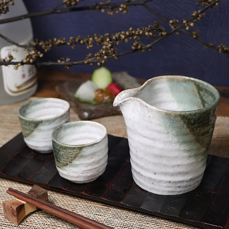 楽天市場】【20%OFFクーポン配布中】信楽焼 酒器セット 片口