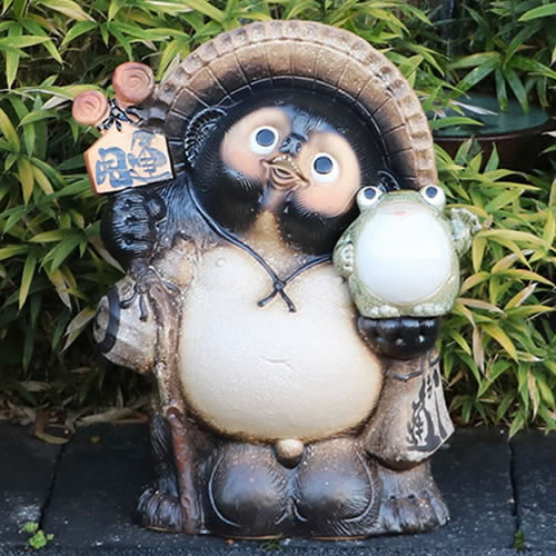 楽天市場】【12月19日20時開始15%OFFクーポン】信楽焼 9号蛙持ち仙人狸