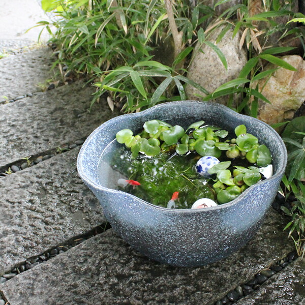 楽天市場】【12月19日20時開始15%OFFクーポン】16号ブルーガラス信楽焼