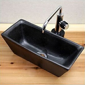 超歓迎 Tr 2152 和風 やきもの 洗面陶器 洗面ボール 手洗い鉢 洗面台 陶器 洗面シンク 洗面ボール 手洗鉢 手洗器 お洒落な洗面器 飽きのこない洗面鉢 黒マット長角型手洗い鉢 信楽焼 Tr 2152 Hamrahtrader Com