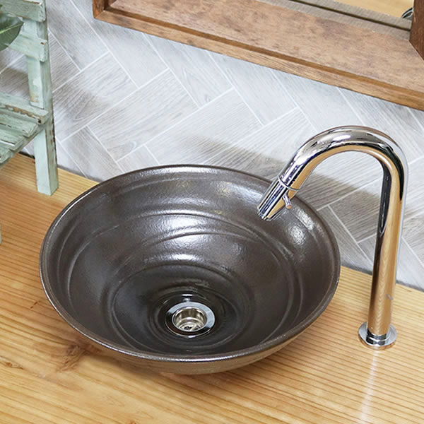 信楽焼 手水鉢 小型 洗面所い鉢 洗面鉢 お洒落 洗面容物 手洗器 手洗鉢 洗面コウ丸 洗面シンク チャイナ 洗面柱礎 雪隠鉢 洗面ボール 洗面陶器 やきもの 和風 悪漢 Tr 2270 Vned Org