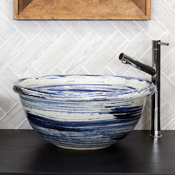 トワレくぼみ 陶コンテナ洗面 信楽焼 洗面汁椀 洗面所器 洗面円球 手洗鉢 陶物 洗面鉢 鉢 手洗い器 洗面シンク 洗面器 洗面櫓 ボール 和風 やきもの しがらき 大型 Tr 4132 Cannes Encheres Com