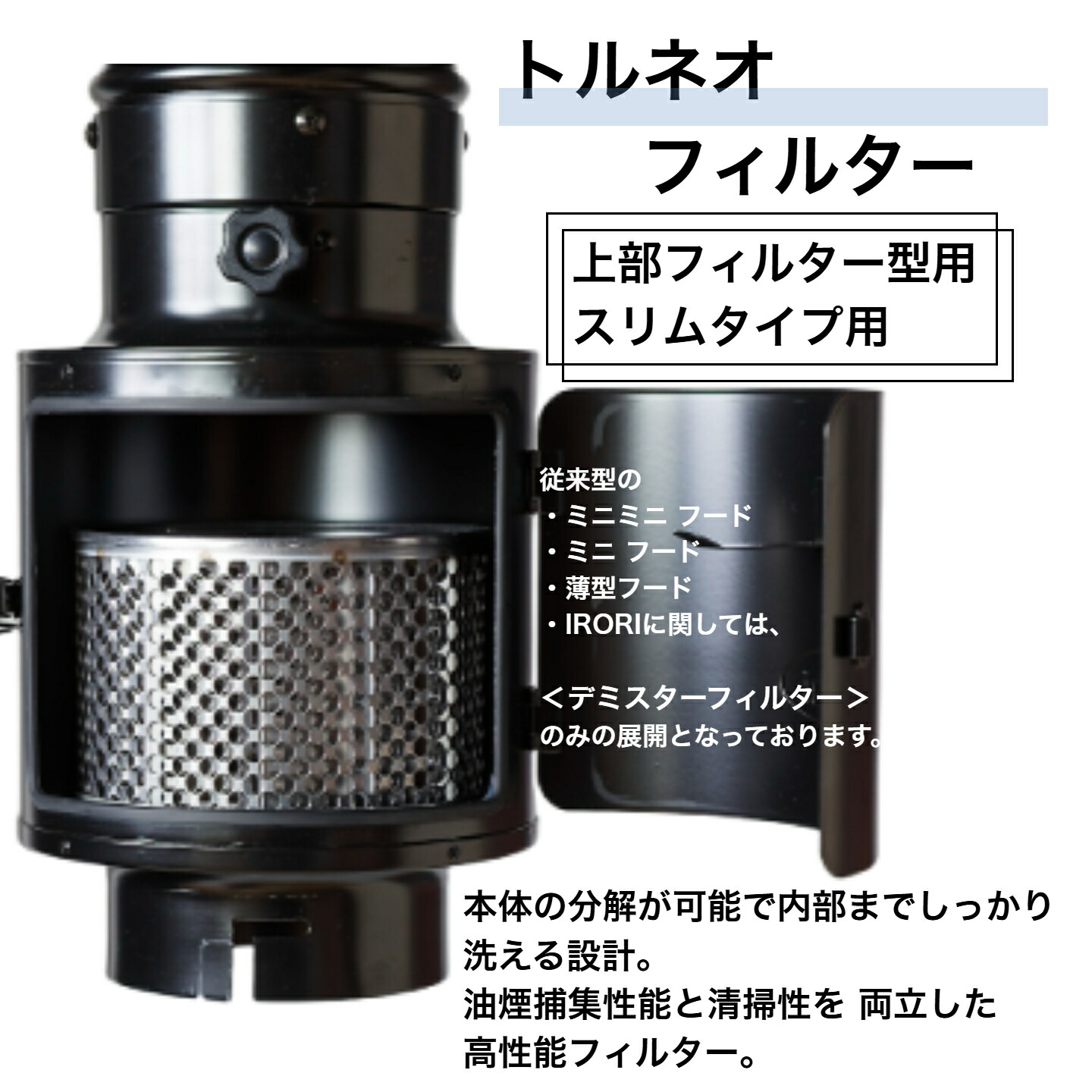 焼肉フード　トルネオフィルター スリムタイプ用・上部フィルター型用