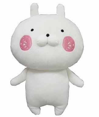 うさまる ぬいぐるみ ほっぺ赤 M
