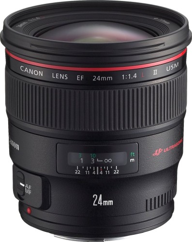 Canon 単興味の中心広角水晶体 EF24粍 F1.4L II USM フルサイズ相応う
