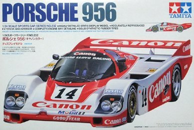 タミヤ 1/24 ポルシェ956(キヤノン色つや) (１／２４ スポーツカー:24232)