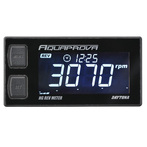 デイトナ(Daytona) タコメーター バイク デジタル 防水 バックライト AQUAPROVA(アクアプローバ) HGシリーズ レブメーター 72815｜yutaca 店 7,684円