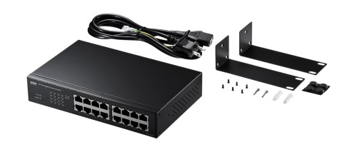 サンワサプライ Giga相応うスイッチングこしき(16界面) 繰り返しさがし当てる役立つことつき ローカルエリアネットワーク-GIGAH16L