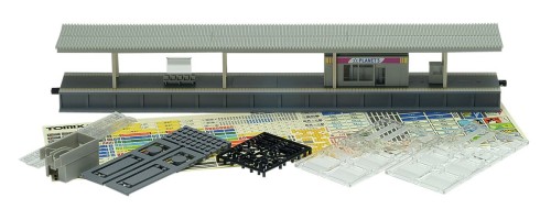 TOMIX Nゲージ 島式老人ホーム 都市型 コンビニ 照明装置付取りひろげる部 4277 鉄道線路ひな型装置
