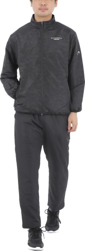 [ヘッド] 撥水加工・抗菌防臭 裏トリコットウィンドブレーカー上下セット 3Lサイズ 17.ブラック｜yutaca 店