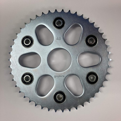 サンスター(SUNSTAR) リアスチールスプロケット 品番JY-006-46(428サイズ/46T) XT250X｜yutaca 店