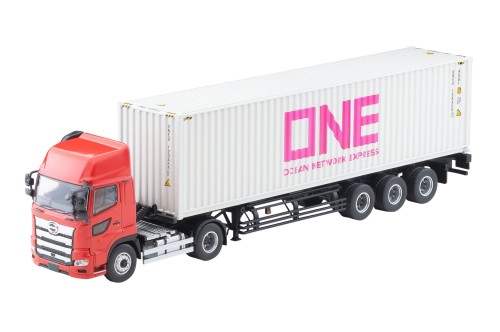 トミーテック (TOMYTEC) トミカリミテッドヴィンテージ ネオ 1/64 LV-N292d 日野プロフィア 40フィート海上コンテナトレーラ (東邦乗り物TC36H1C34) 綿津見網状組織急行列車 薄墨色容れもの 遣っ付ける品 335252