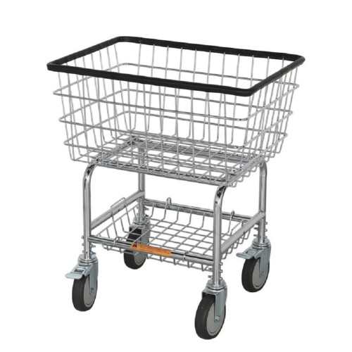 ダルトン(Dulton) ランドリー手押し車 クローム 魅せる納めるでかっこ良いな位相空間づくりを 納める棚 仕合わせ 精神的な統合式 高さ700粍 幅600粍 奥ぶかさ450粍 H20-0140CR