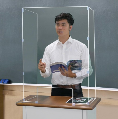 アーテック artec スタンディング卓上パーテーション 900ｘ650ｘ350mm 飛沫防止 51280