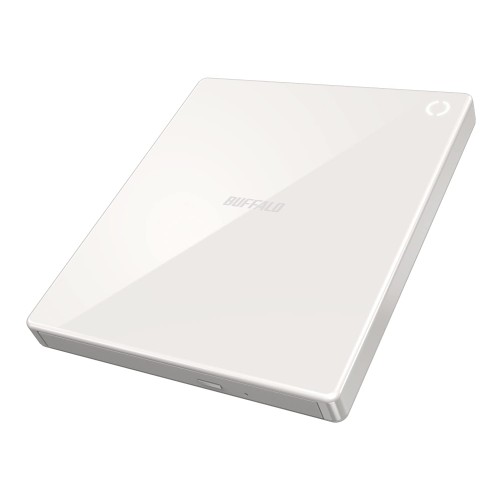 バッファロー ラクレコ+ iPhone スマホ CD 取り込み CDレコーダー 語学 学習 プレーヤー パソコン不要 Wi-Fiモデル iOS ・ Android/iPad/Fireタブレット 対応 ホワイト RR-W1-WH/N