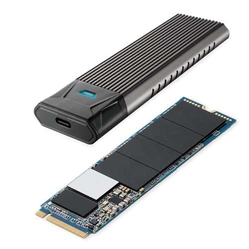 エレコム 内蔵SSD 256GB M.2 2280 PCIe接続 HDDケース付 データ移行ソフト HD革命 Copy Drive Lite付 ESD-IM20256G