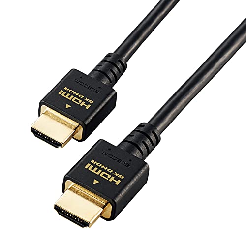 エレコム HDMI 2.1 有線テレビ ウルトラハイスピード 5m Ultra High Speed HDMI Cable証明品 8K(60サイクル) 4K(120サイクル) 48Gbps 超弾丸道路  なおなお書き5 / なおなお書き4 Nintendo Switch 相応う 7680×4320 eARC VRR 黒 黒いこと GM-DHHD21E50BK